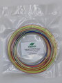 Vzorek FIBER3D Filamenty PLA SILK Tri color 10 m - tří barevný filament