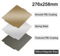 Tiskový PEI plát pro 3D tiskárnu Bambu lab X1, P1, A1 276x258 mm 