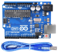 Arduino Uno s USB kabelem