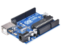 Arduino Uno s USB kabelem