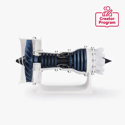 Bambu Lab - Sada modelu proudového motoru KIT 006