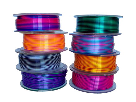 FIBER3D Multicolor start pack - sada filamentů 8 x 250 g