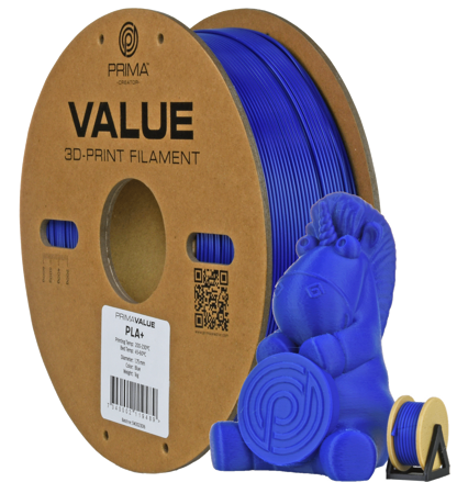 PrimaValue PLA+ - Modrá - 2.85mm - 1kg