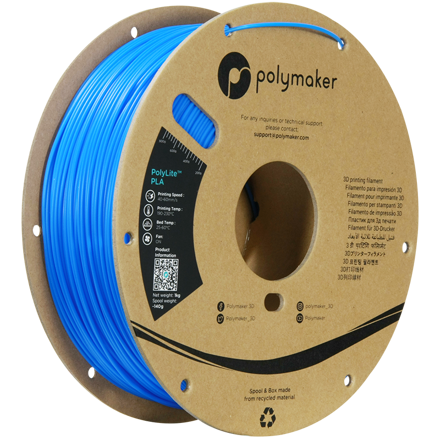 Polymaker PolyLite PLA - Azure Blue