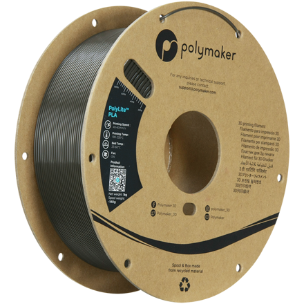 Polymaker PolyLite PLA - Dark Gray Green