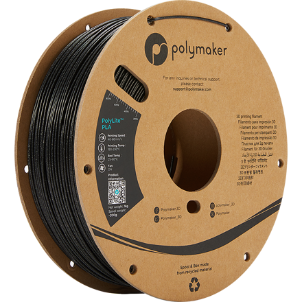 Polymaker PolyLite PLA - Galaxy Black