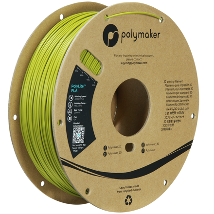 Polymaker PolyLite PLA - Olive Green