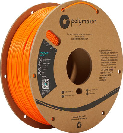 Polymaker PolyLite PLA - Orange