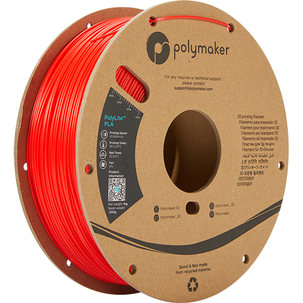 Polymaker PolyLite PLA - Red 2,85 mm