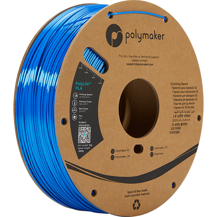 Polymaker PolyLite PLA - Silk Blue