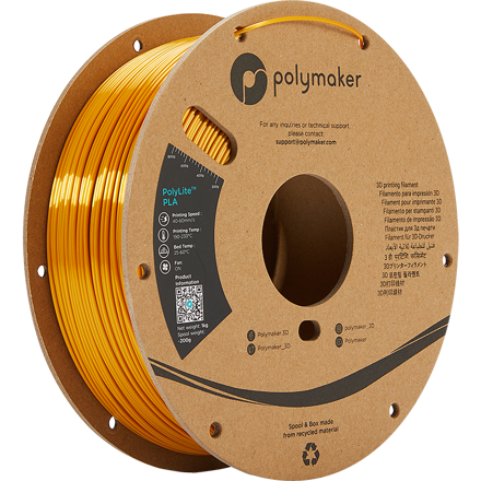 Polymaker PolyLite PLA - Silk Gold