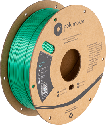 Polymaker PolyLite PLA - Silk Green