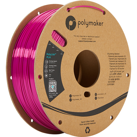 Polymaker PolyLite PLA - Silk Magenta