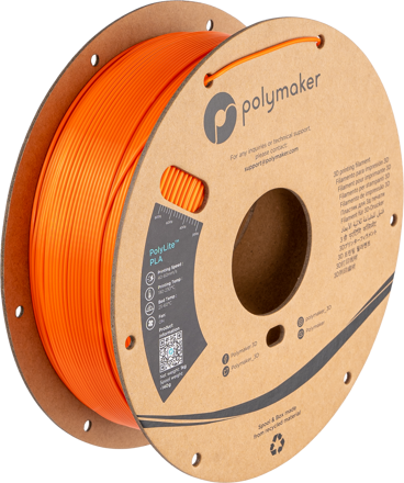 Polymaker PolyLite PLA - Silk Orange
