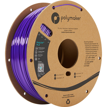 Polymaker PolyLite PLA - Silk Purple
