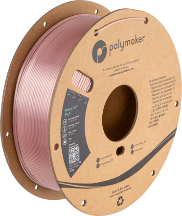 Polymaker PolyLite PLA - Silk Rose Gold