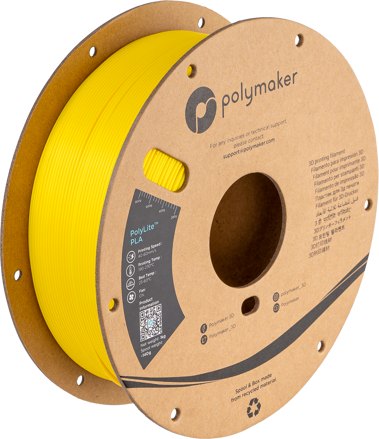 Polymaker PolyLite PLA - Silk Yellow