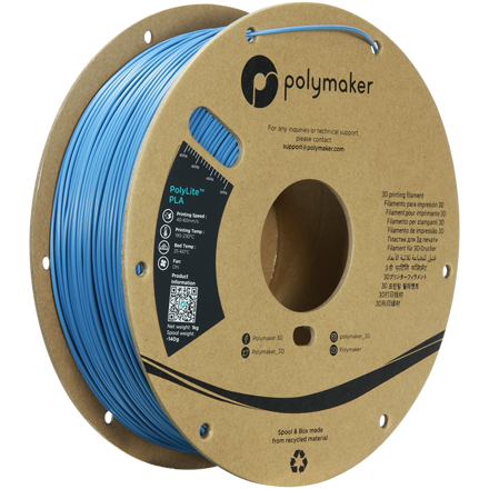 Polymaker PolyLite PLA - Stone Blue