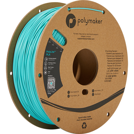 Polymaker PolyLite PLA - Teal 2,85 mm