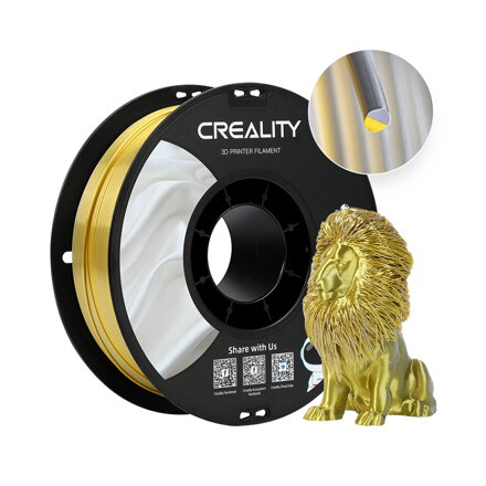 Creality CR-PLA Silk - 1.75 mm - 1 kg - Gold-Silver