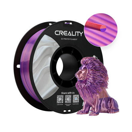 Creality CR-PLA Silk - 1.75 mm - 1 kg - Pink-Purple