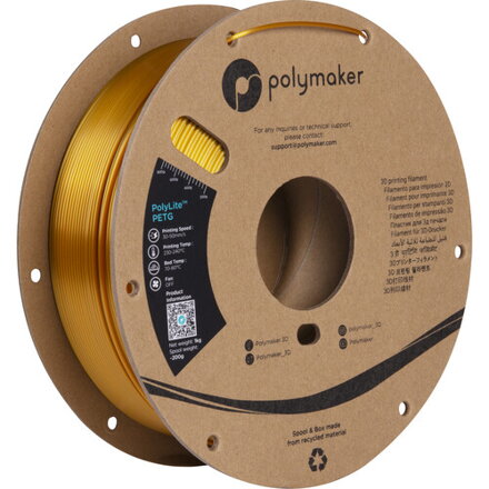 Polymaker PolyLite PETG - Gold