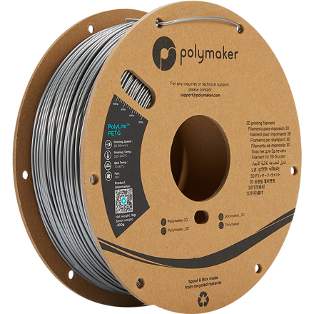 Polymaker PolyLite PETG - Silver