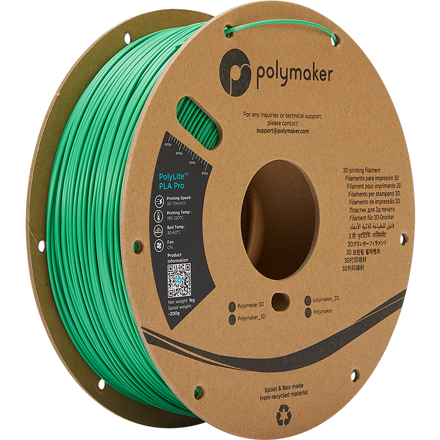 Polymaker PolyLite PLA PRO - Green 1 kg