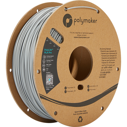 Polymaker PolyLite PLA PRO - Grey 1 kg