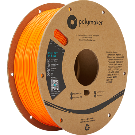 Polymaker PolyLite PLA PRO - Orange 1 kg
