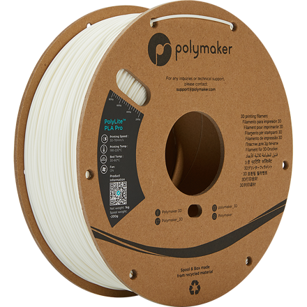 Polymaker PolyLite PLA PRO - White 1 kg