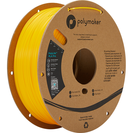Polymaker PolyLite PLA PRO - Yellow 1 kg