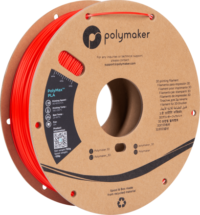 Polymaker PolyMax Tough PLA - Red