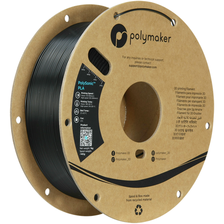 Polymaker PolySonic High Speed PLA - Black