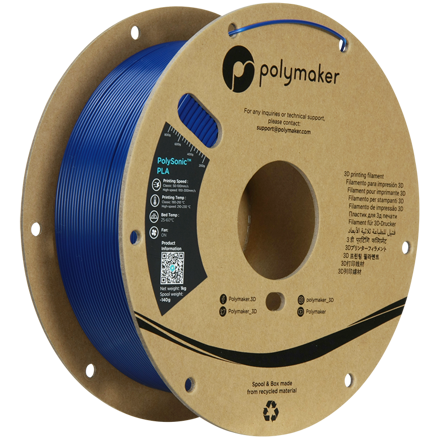 Polymaker PolySonic High Speed PLA - Blue