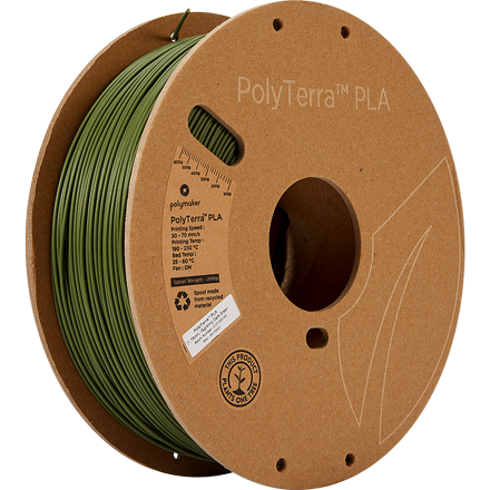 Polymaker PolyTerra PLA - Army Dark Green 1 kg