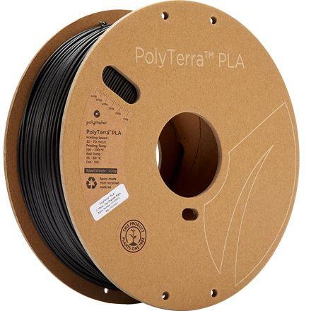 Polymaker PolyTerra PLA - Charcoal Black 1 kg