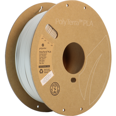 Polymaker PolyTerra PLA - Muted White 1 kg