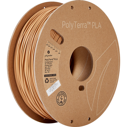 Polymaker PolyTerra PLA - Wood Brown 1 kg