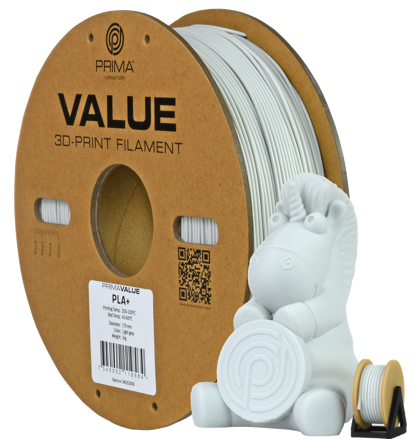 PrimaValue PLA+ Light Grey 3 kg