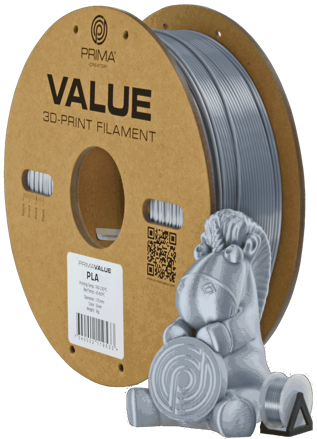 PrimaValue PLA+ Silver 1 kg