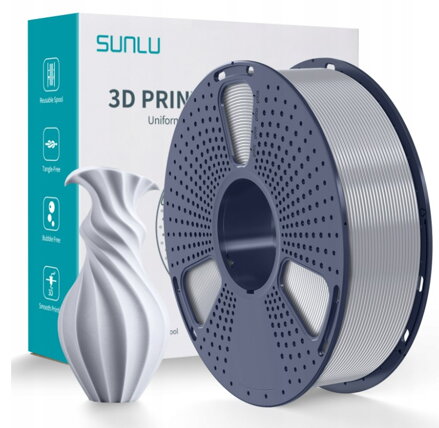 Sunlu PLA Filament - 1.75mm - 1kg - Silver