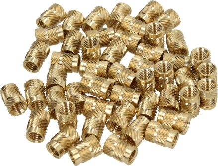 Závitové vložky M3 x 5,7 mm/M5 x 9,5 mm