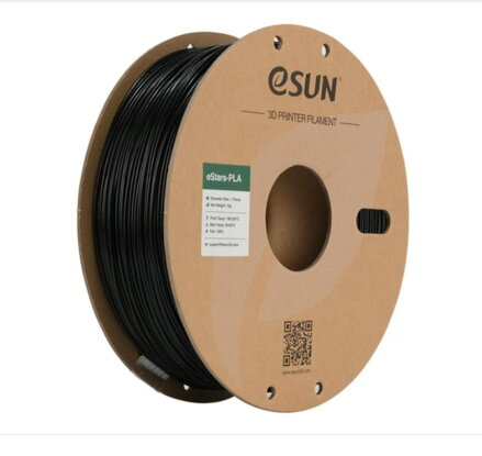 eStars-PLA filament Galaxy Black 1,75 mm 1 kg eSUN