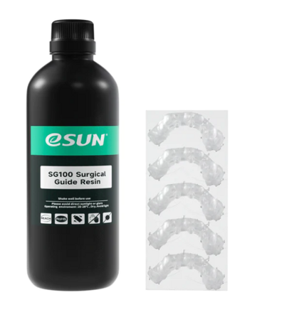 SG100 Surgical Guide Resin - pryskyřice pro zubní modelování eSUN - Transparentní