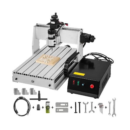 CNC frézka - frézovací obráběcí stroj 3040 / 6040 4 osé CNC