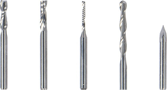 CNC Bits - sada 5 ks pro Snapmaker CNC Bits - sada 5 ks pro Snapmaker
