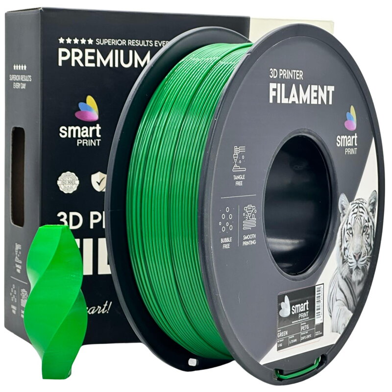 Filament PETG Smart Print ZELENÁ 1,75mm 1kg