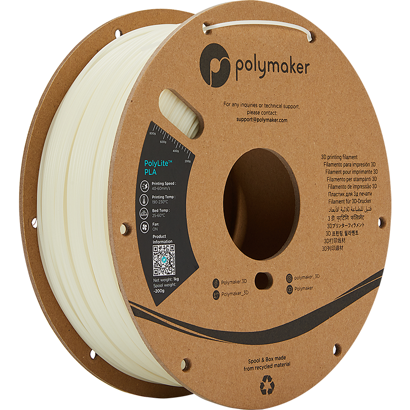 Polymaker PolyLite PLA - Glow in the Dark Green Polymaker PolyLite PLA - Glow in the Dark Green