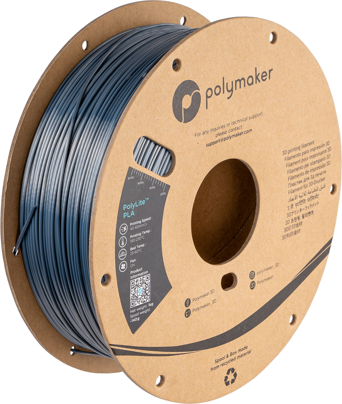Polymaker PolyLite PLA - Silk Chrome Polymaker PolyLite PLA - Silk Chrome